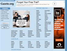 Tablet Screenshot of gazete.org